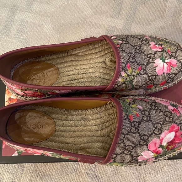 Gucci Bloom Canvas Espadrilles-size 9 (EU39) - Picture 3 of 6